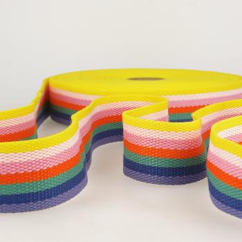 Gurtband Mehrfarbig 40mm Breit Bunt